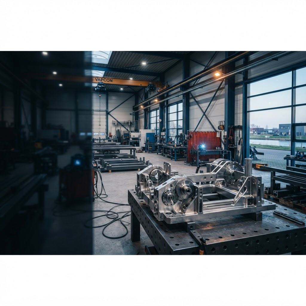 Precision industrial engineering in a modern workshop
